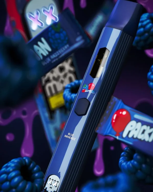 Packman blue airheads 2g Disposable