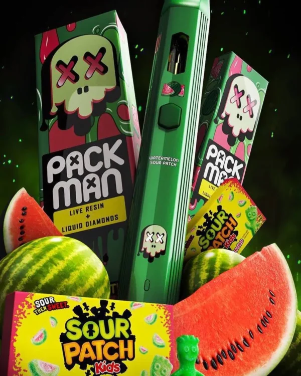 Packman watermelon sour patch Disposable