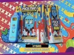 Packman Blue Razzle Runtz Disposable